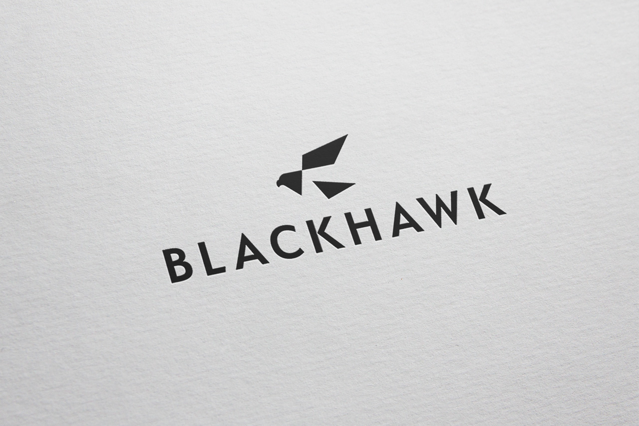 project blackhawk logo on paper