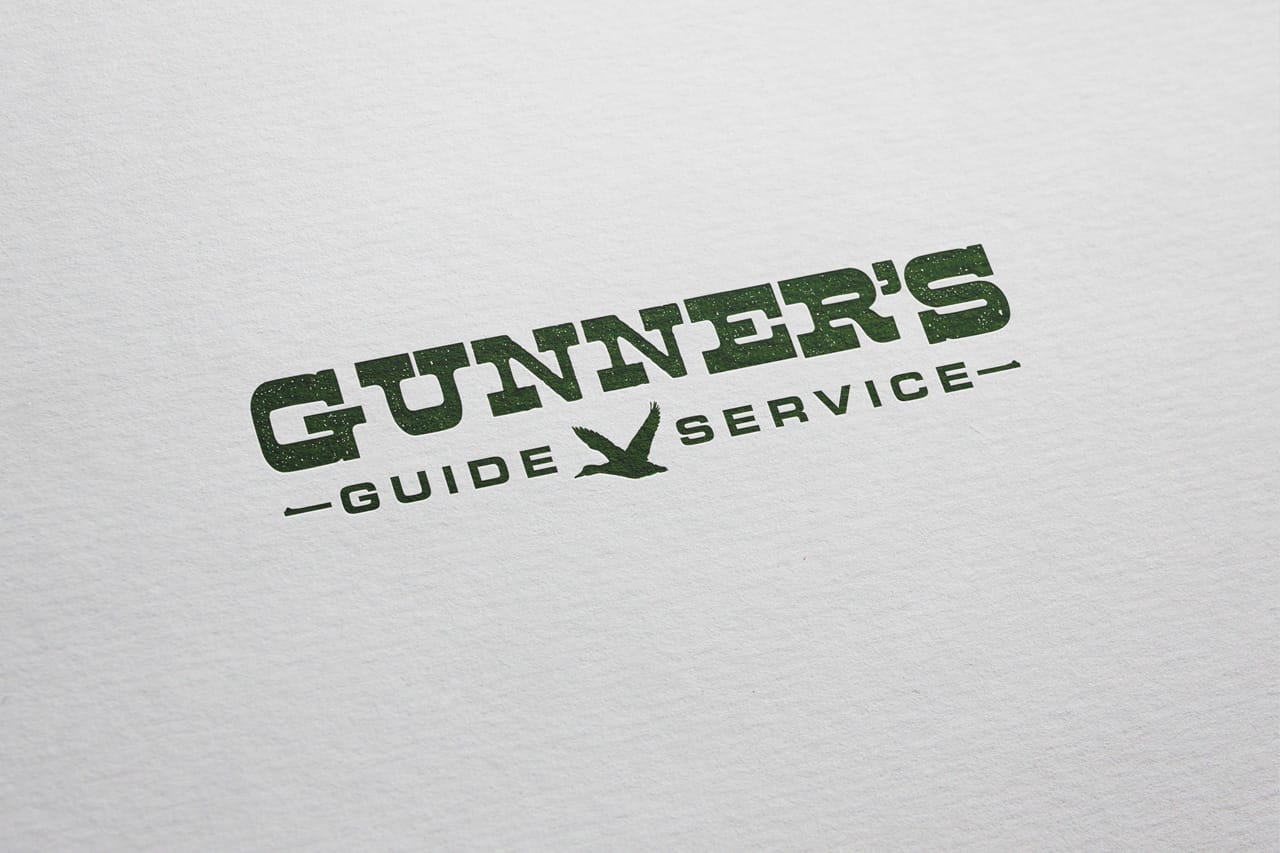 project gunners guide service logo on paper