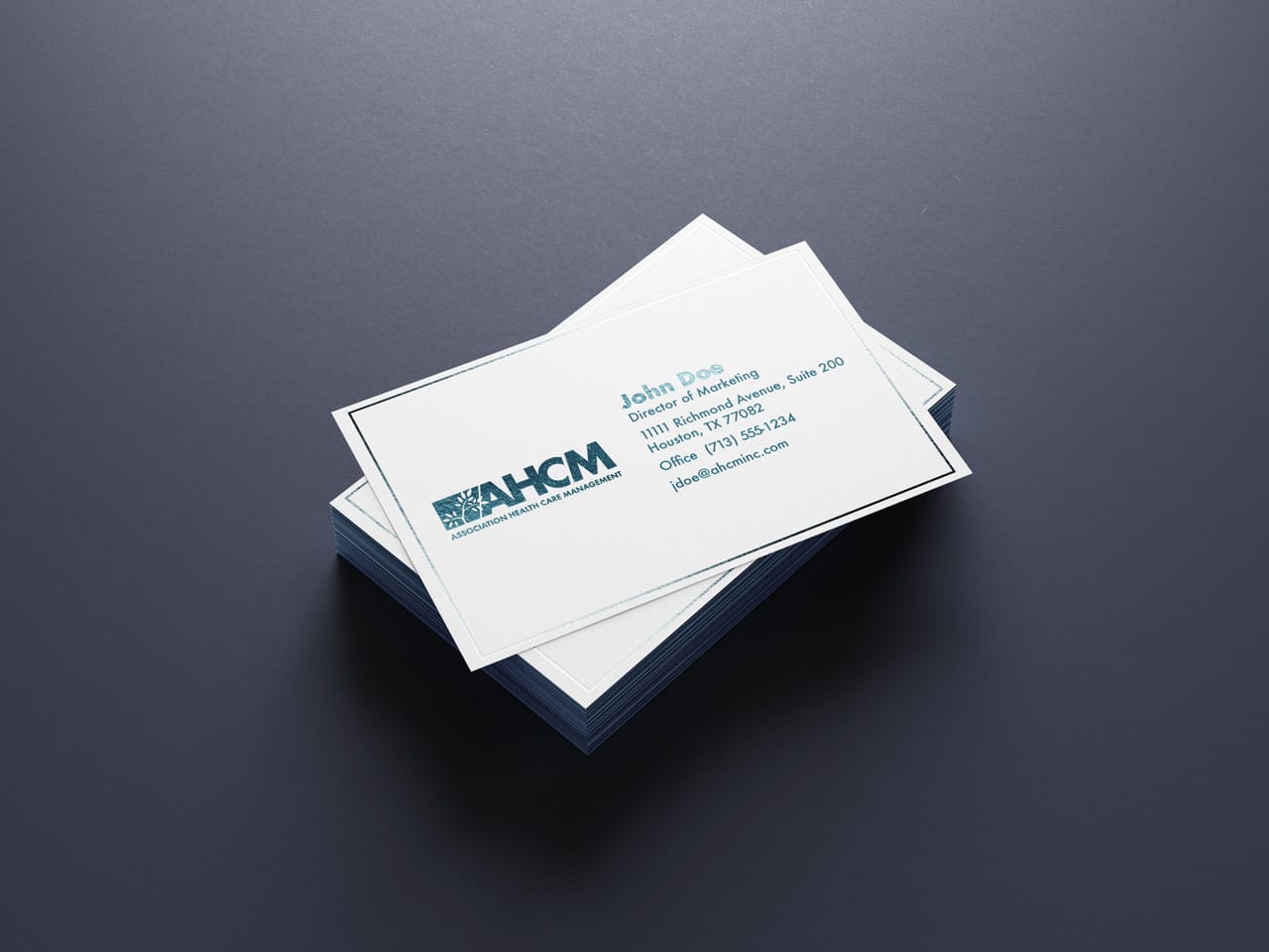 project ahcm business card 1